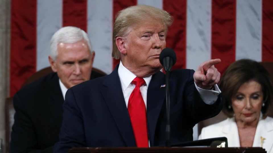 Trump pronesl projev o stavu Unie
